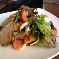 Plum and Chinese Five Spice Pork Summer Salad